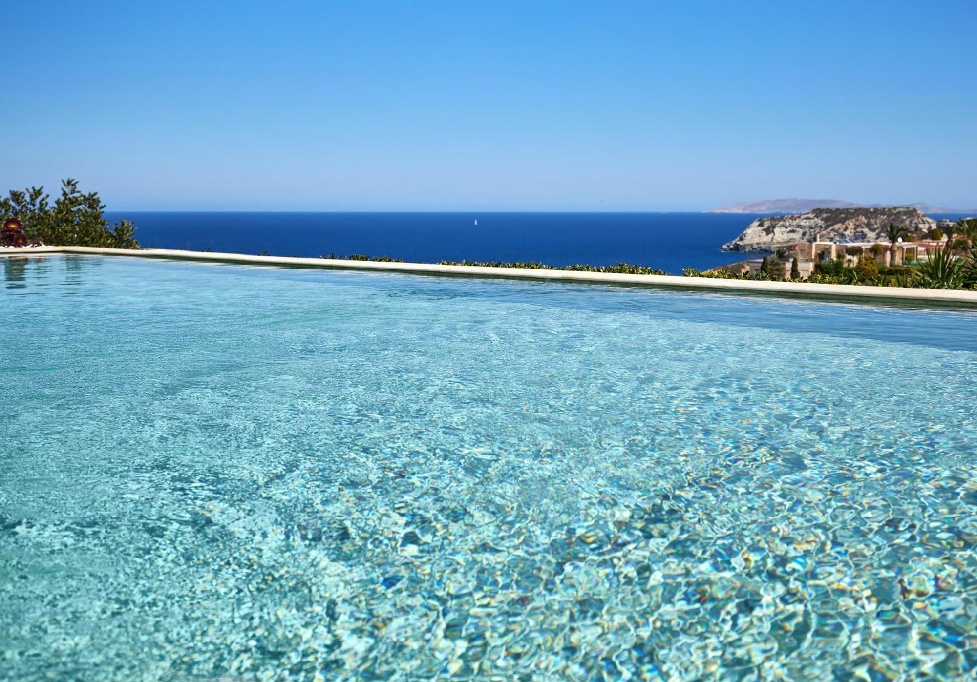 Spacious Villa With Private Eco-Pool And Panoramic Sea View Agia Pelagia  Exterior photo