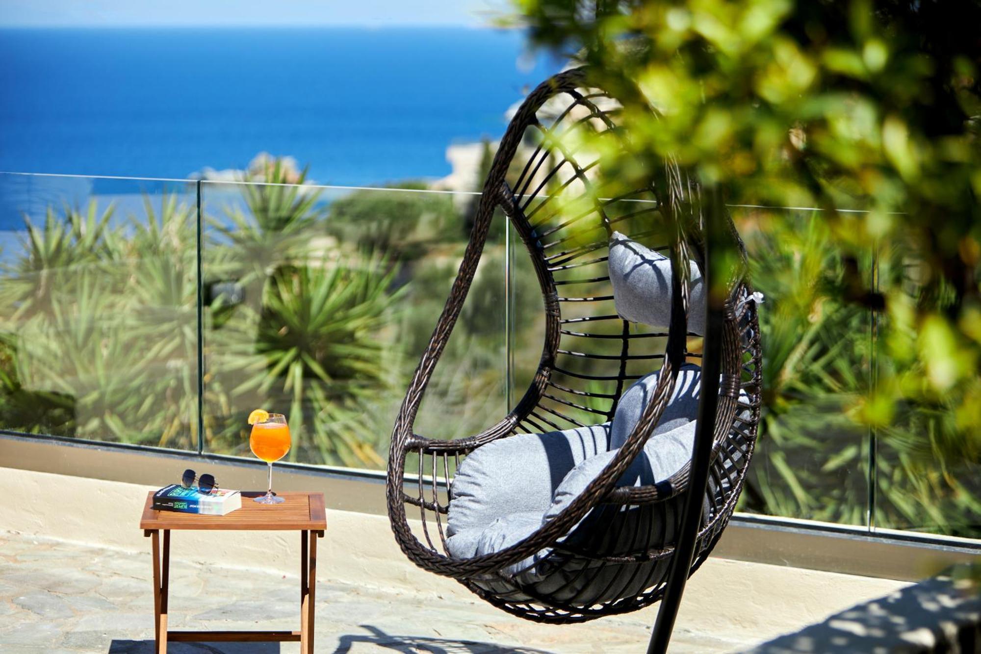 Spacious Villa With Private Eco-Pool And Panoramic Sea View Agia Pelagia  Exterior photo