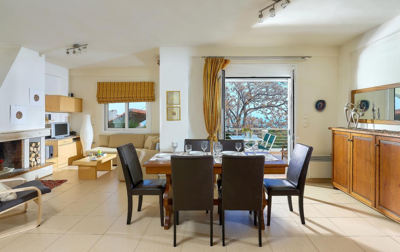 Spacious Villa With Private Eco-Pool And Panoramic Sea View Agia Pelagia  Exterior photo