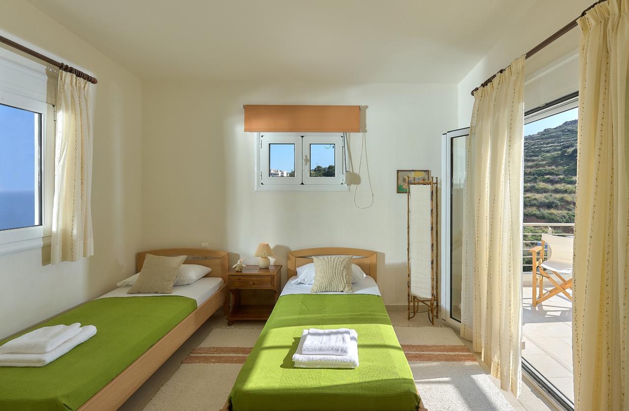 Spacious Villa With Private Eco-Pool And Panoramic Sea View Agia Pelagia  Exterior photo