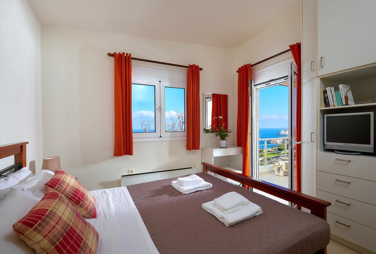 Spacious Villa With Private Eco-Pool And Panoramic Sea View Agia Pelagia  Exterior photo