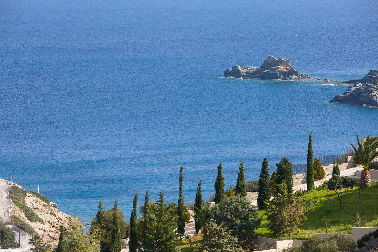 Spacious Villa With Private Eco-Pool And Panoramic Sea View Agia Pelagia  Exterior photo